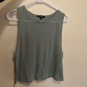 Cute light green Zobha workout tank